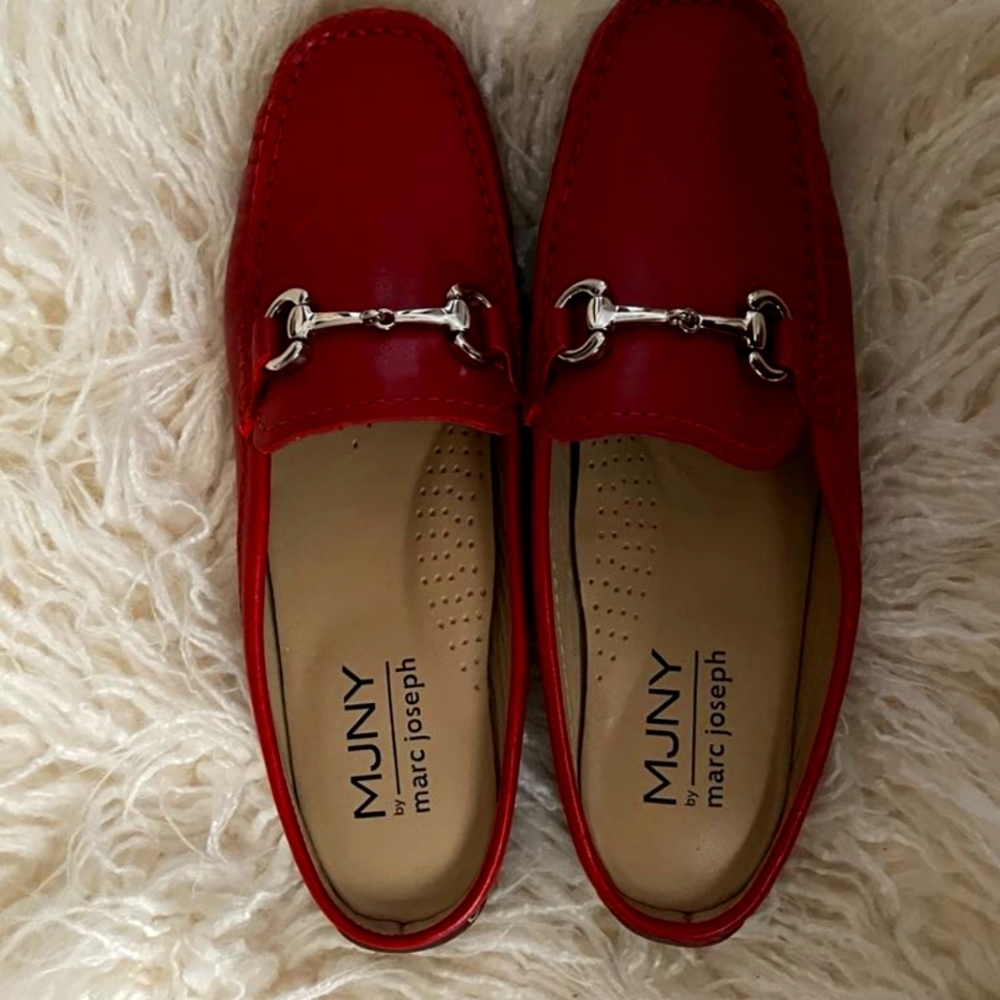 MUNY by Marc Joseph Red Loafers
